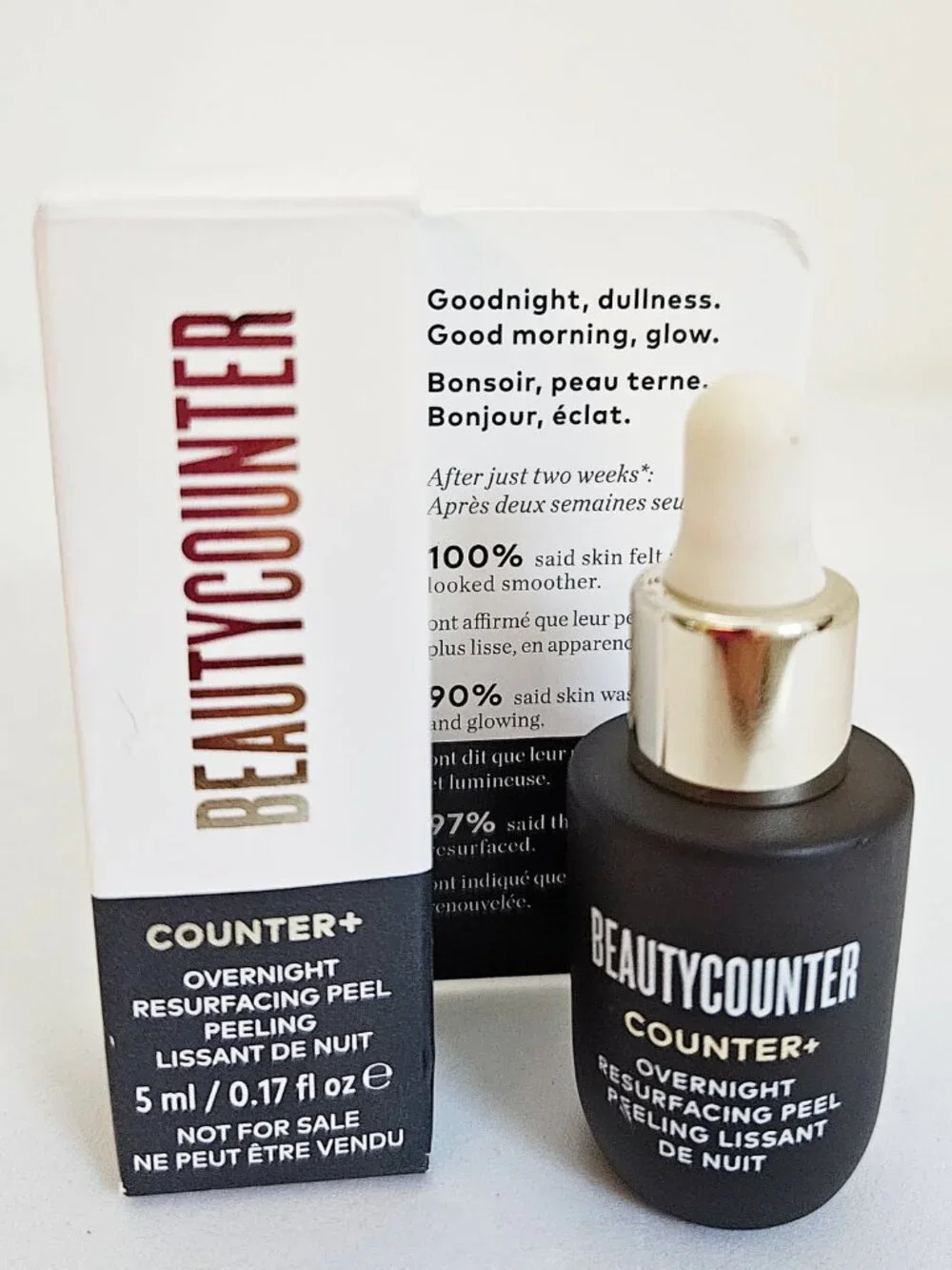 💚 *Beautycounter* MINI TRAVEL - Overnight Resurfacing Facial Peel. (5mL)